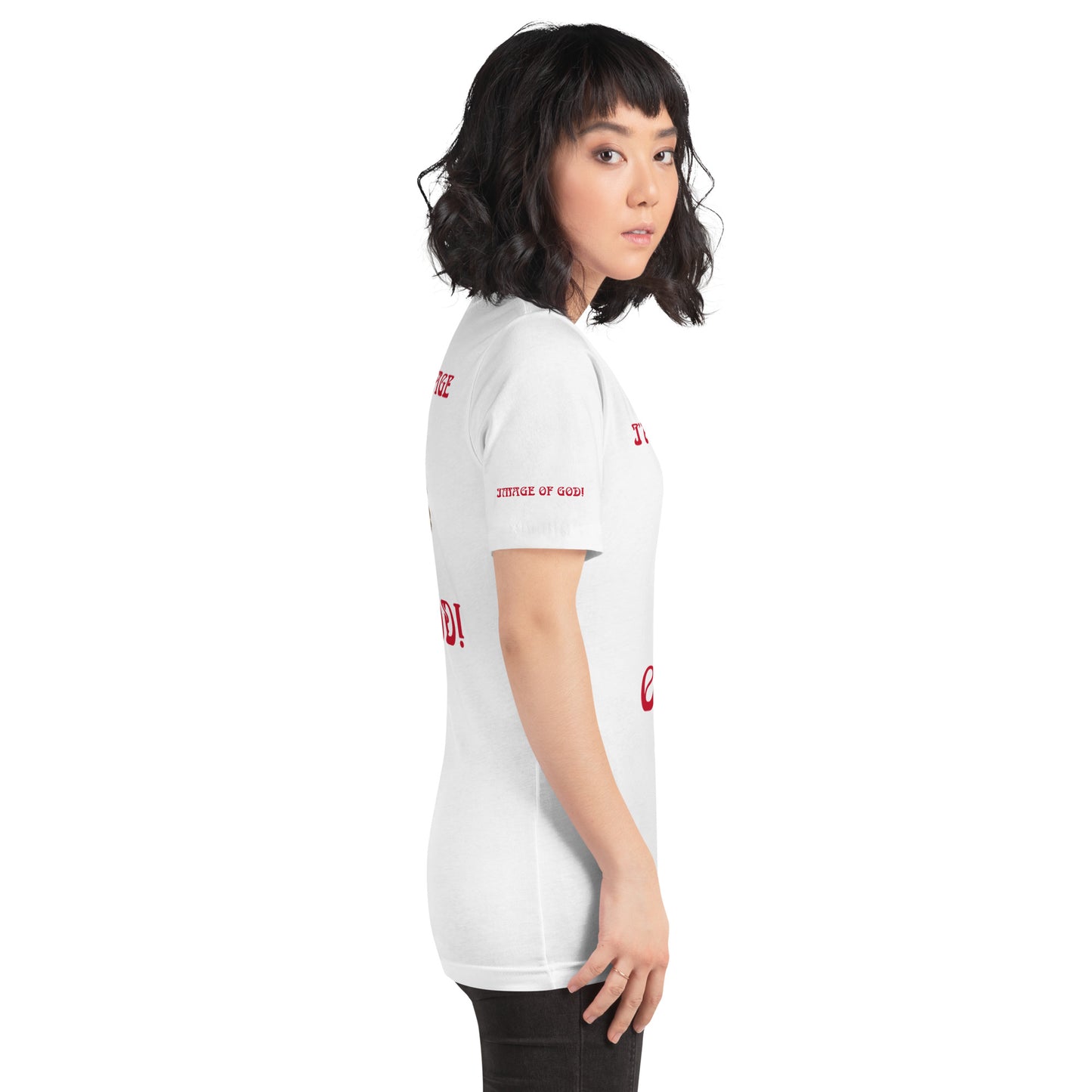 “I’AM THE IMAGE OF GOD!”Unisex T-Shirt W/Red Font