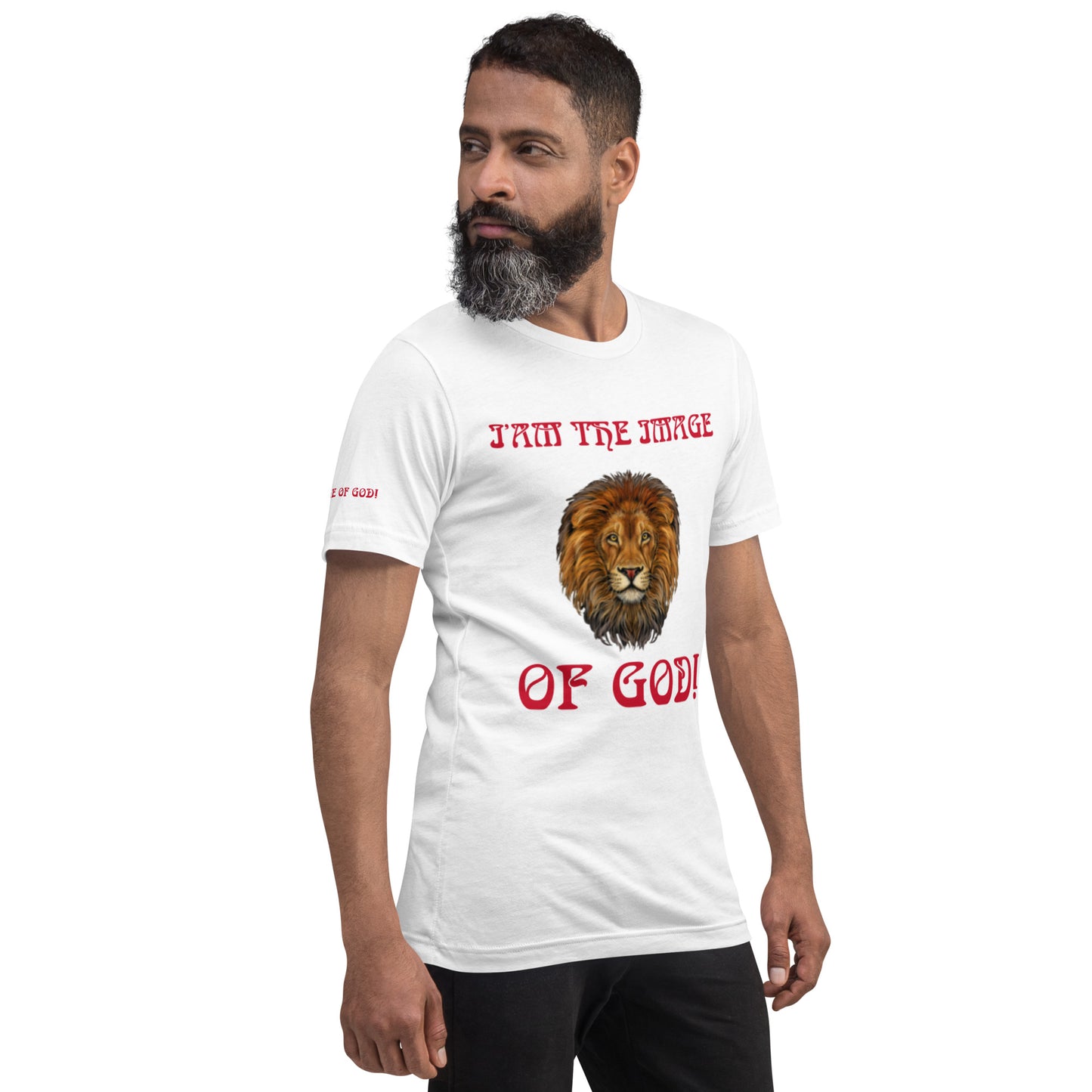 “I’AM THE IMAGE OF GOD!”Unisex T-Shirt W/Red Font