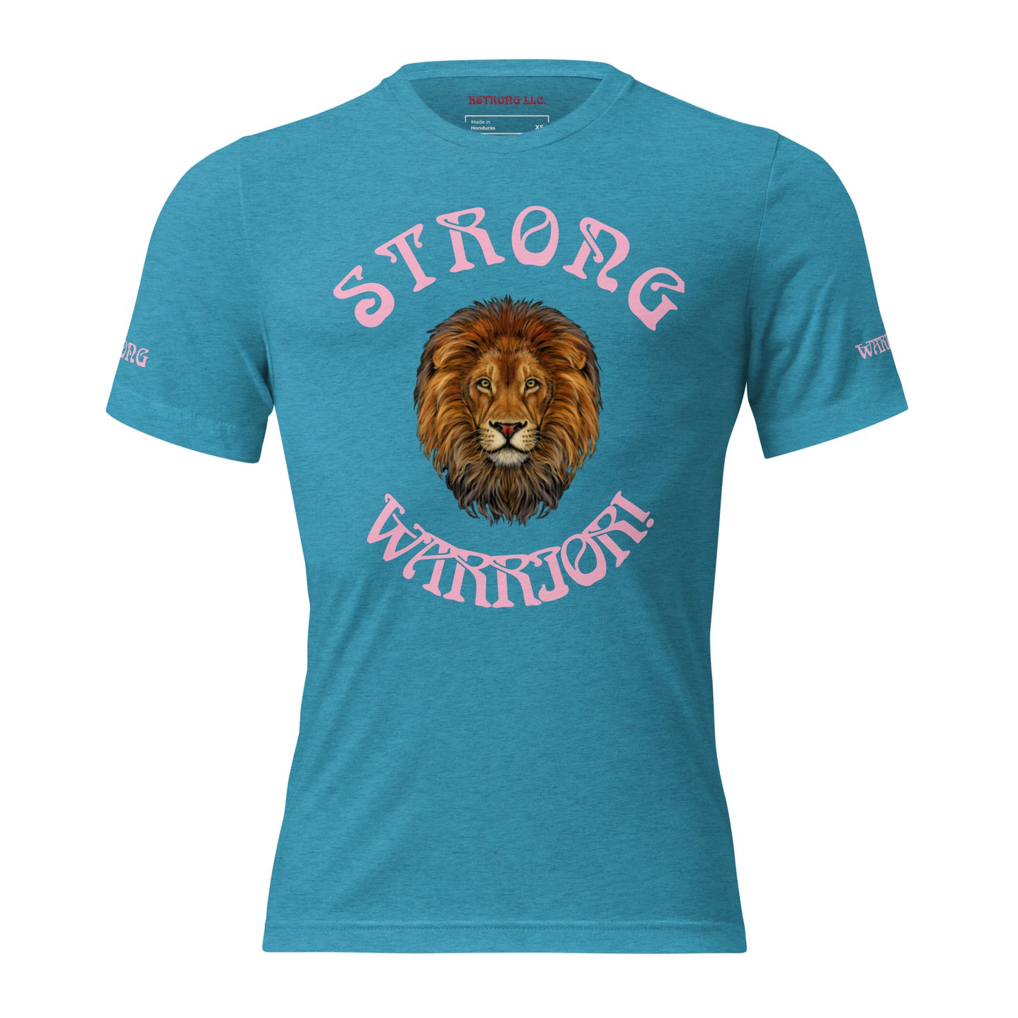 “STRONG WARRIOR!”WOMEN’S TRI-BLEND Short Sleeve T-Shirt W/Cotton Candy Font