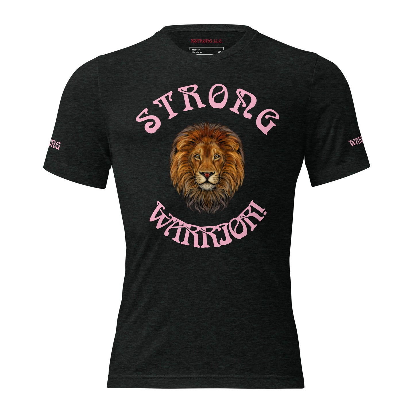 “STRONG WARRIOR!”WOMEN’S TRI-BLEND Short Sleeve T-Shirt W/Cotton Candy Font