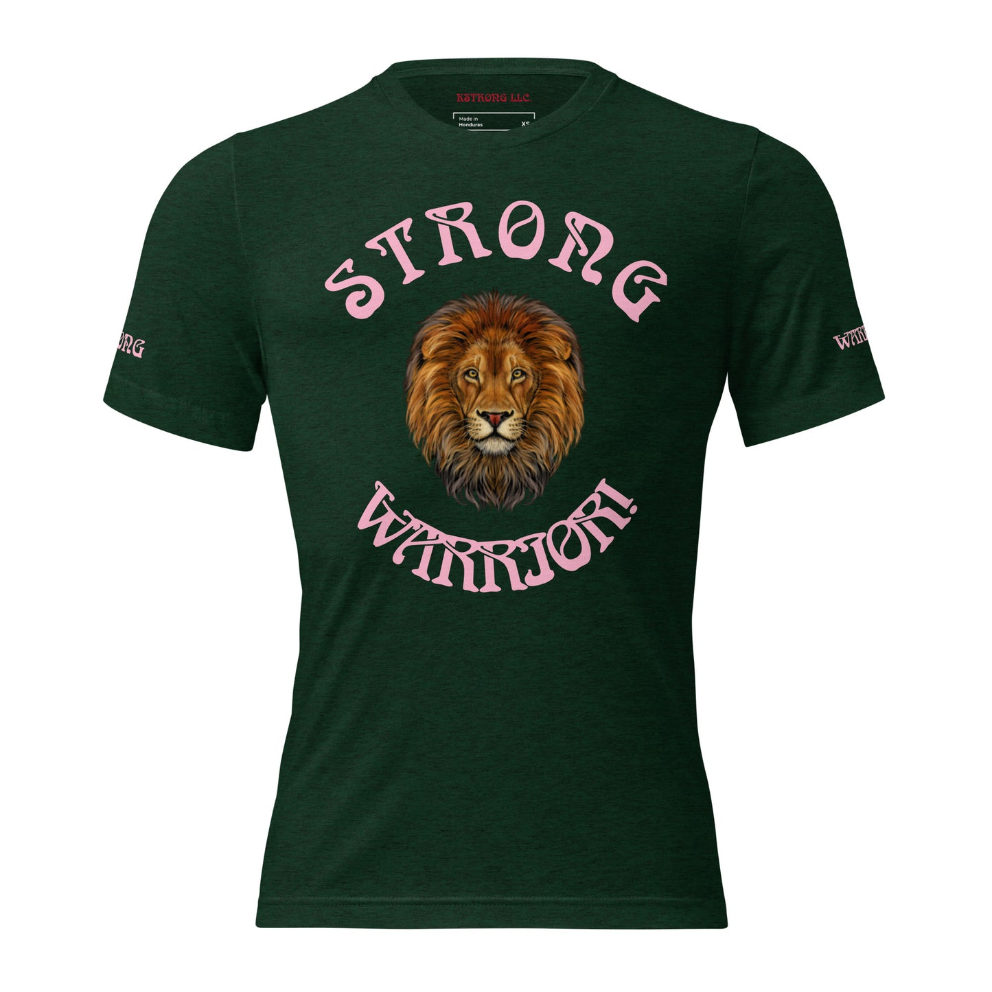 “STRONG WARRIOR!”WOMEN’S TRI-BLEND Short Sleeve T-Shirt W/Cotton Candy Font