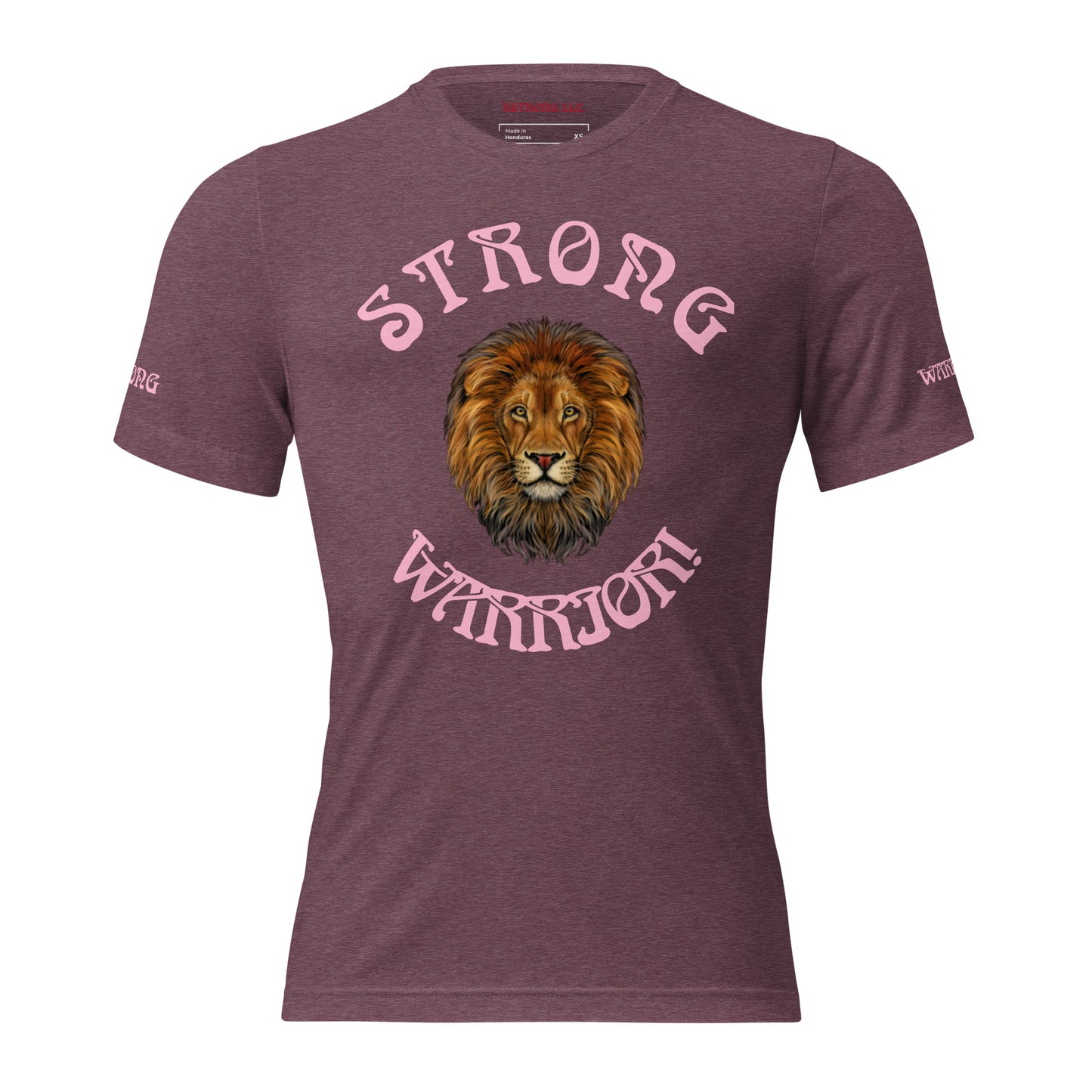 “STRONG WARRIOR!”WOMEN’S TRI-BLEND Short Sleeve T-Shirt W/Cotton Candy Font