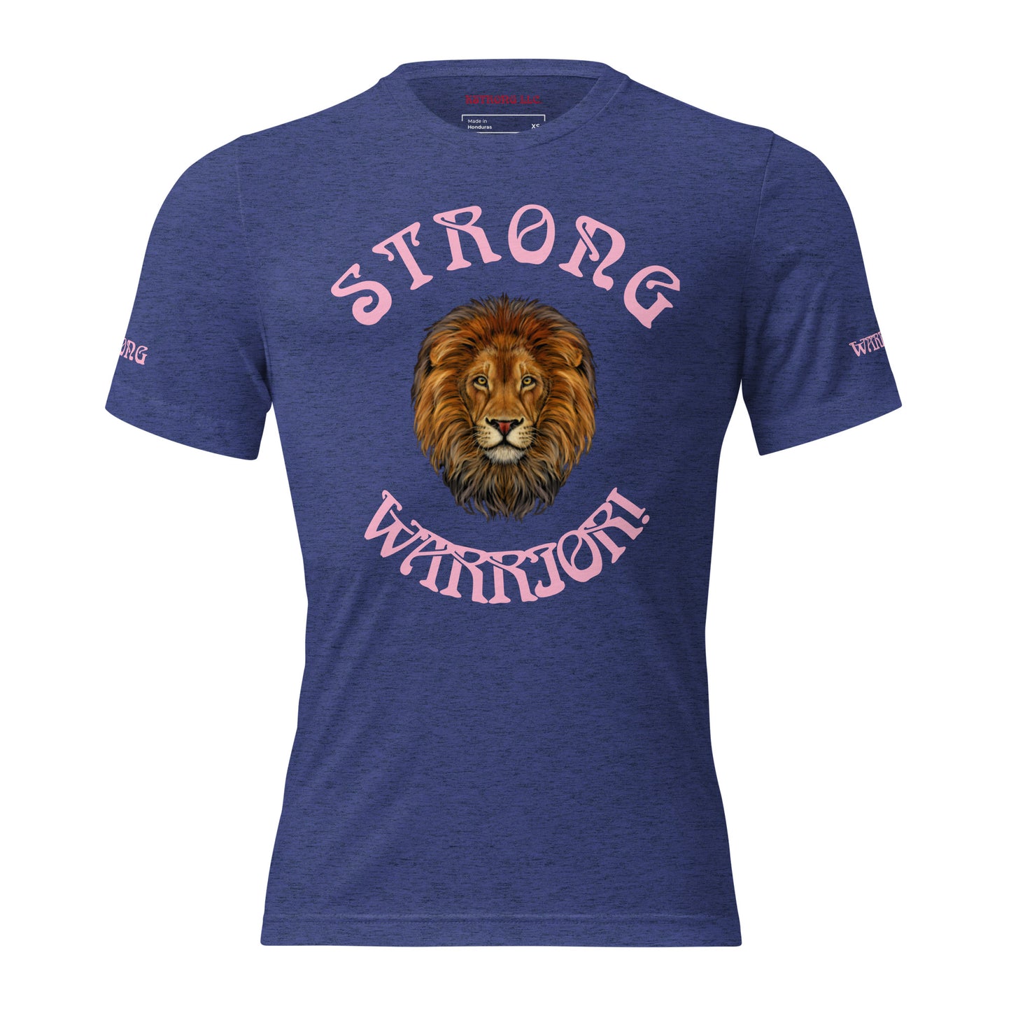 “STRONG WARRIOR!”WOMEN’S TRI-BLEND Short Sleeve T-Shirt W/Cotton Candy Font