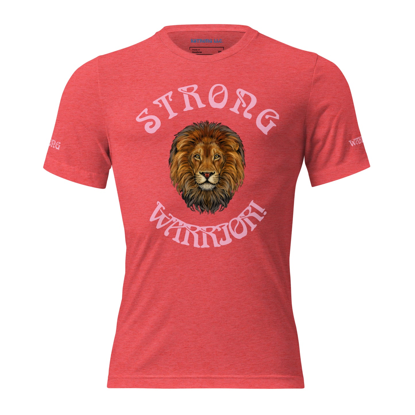 “STRONG WARRIOR!”WOMEN’S TRI-BLEND Short Sleeve T-Shirt W/Cotton Candy Font