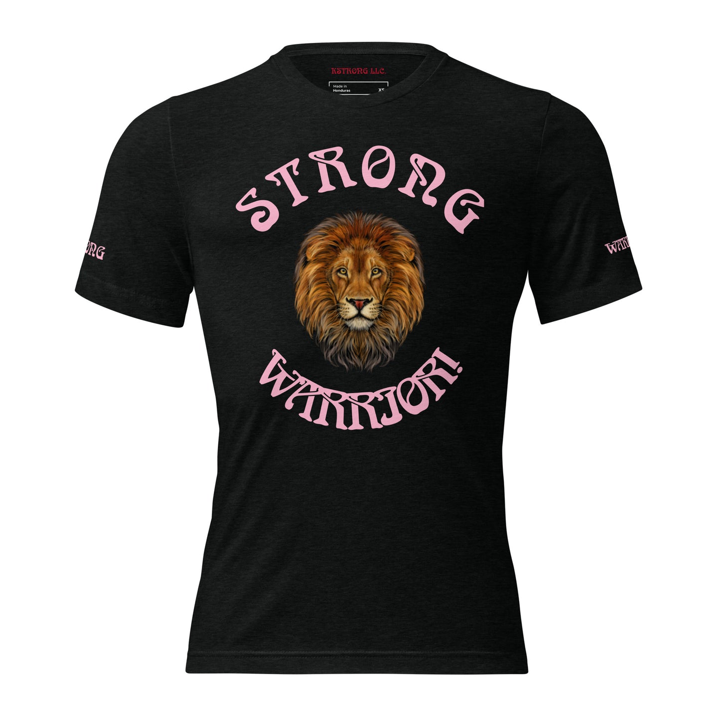 “STRONG WARRIOR!”WOMEN’S TRI-BLEND Short Sleeve T-Shirt W/Cotton Candy Font
