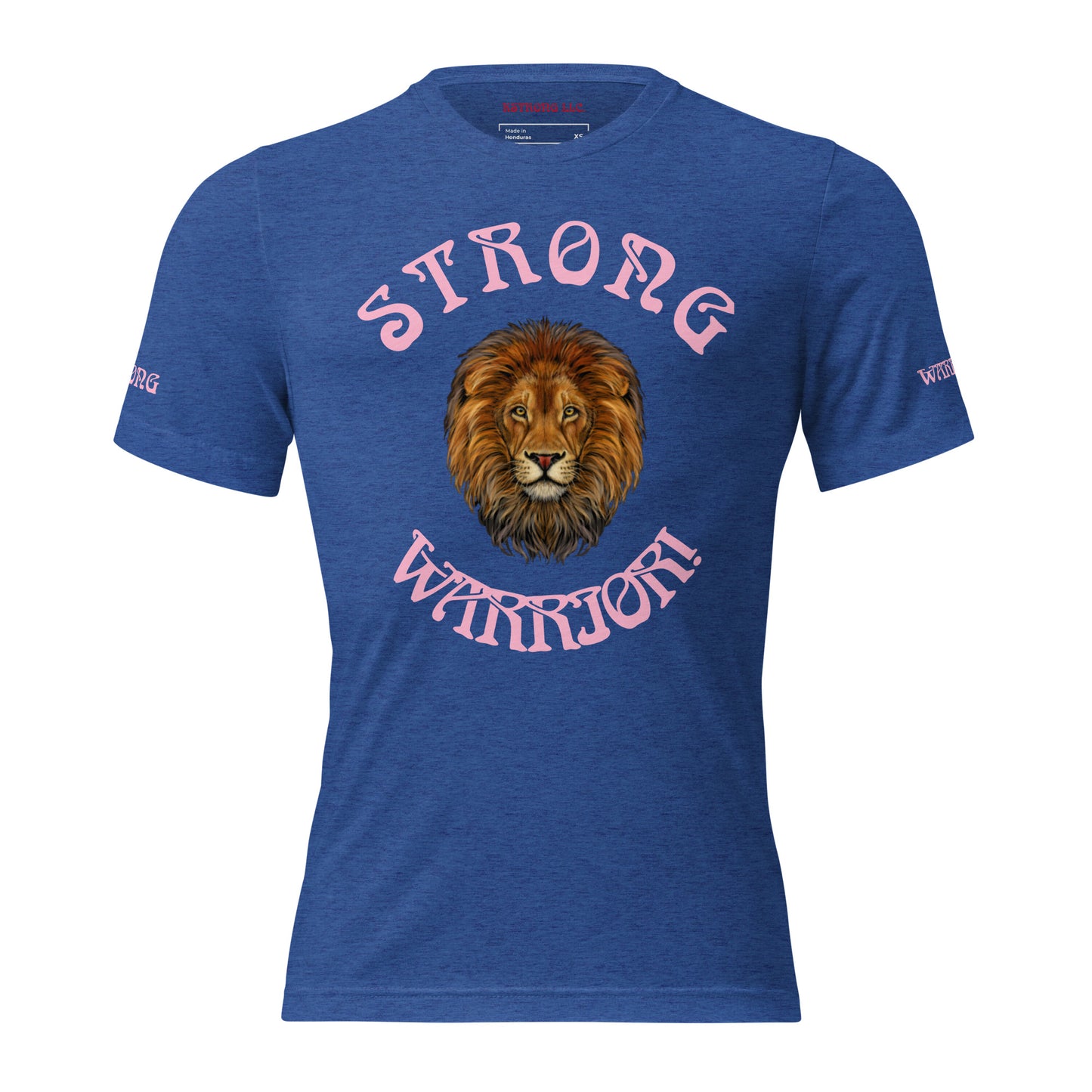 “STRONG WARRIOR!”WOMEN’S TRI-BLEND Short Sleeve T-Shirt W/Cotton Candy Font