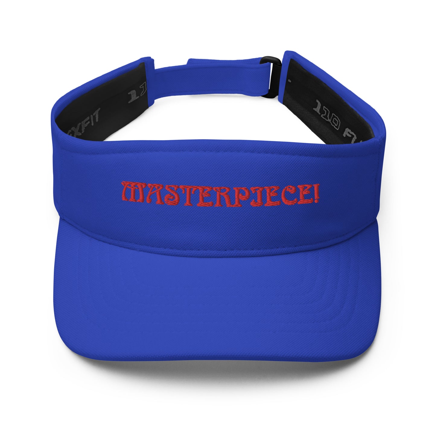 “MASTERPIECE!”Visor W/Red Font