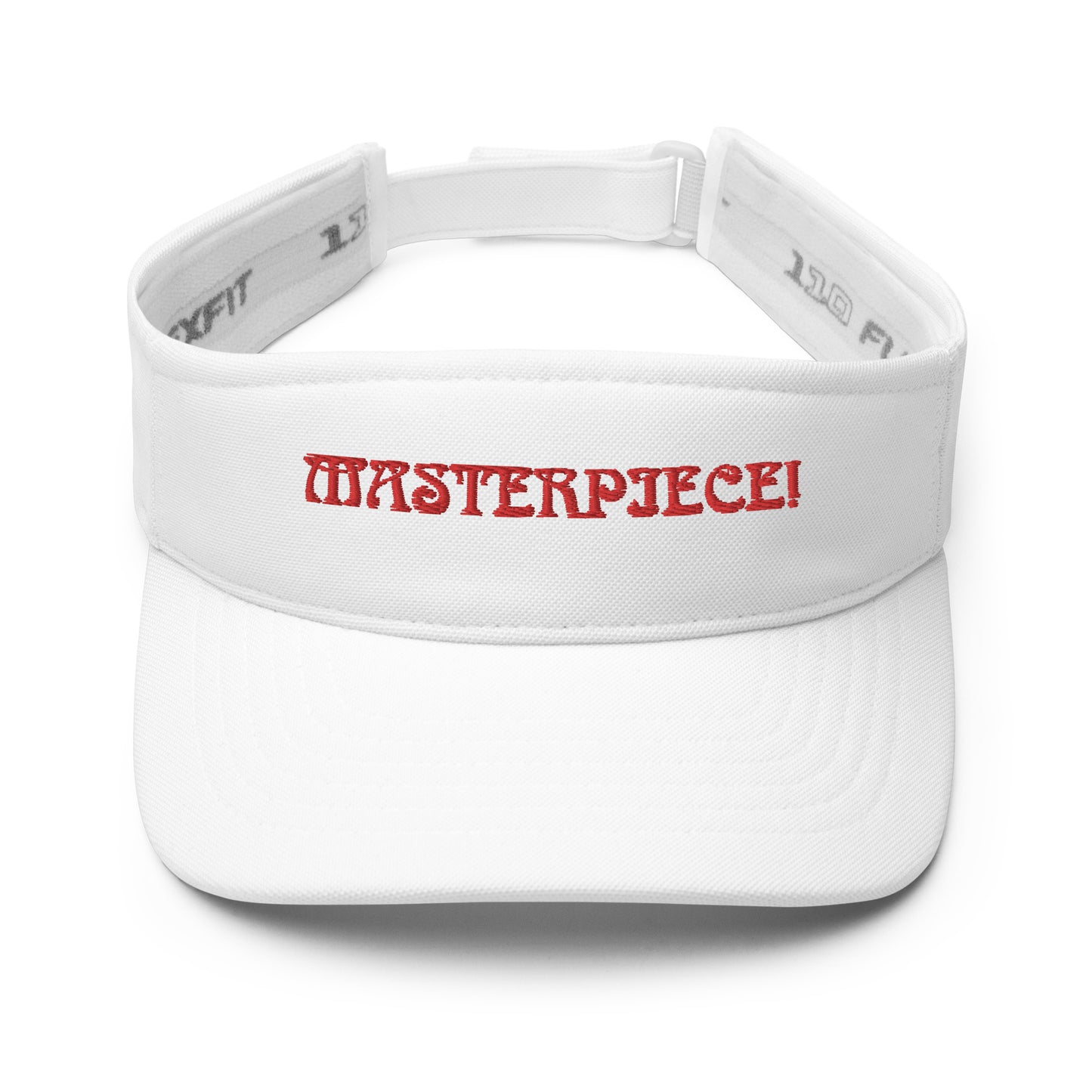 “MASTERPIECE!”Visor W/Red Font