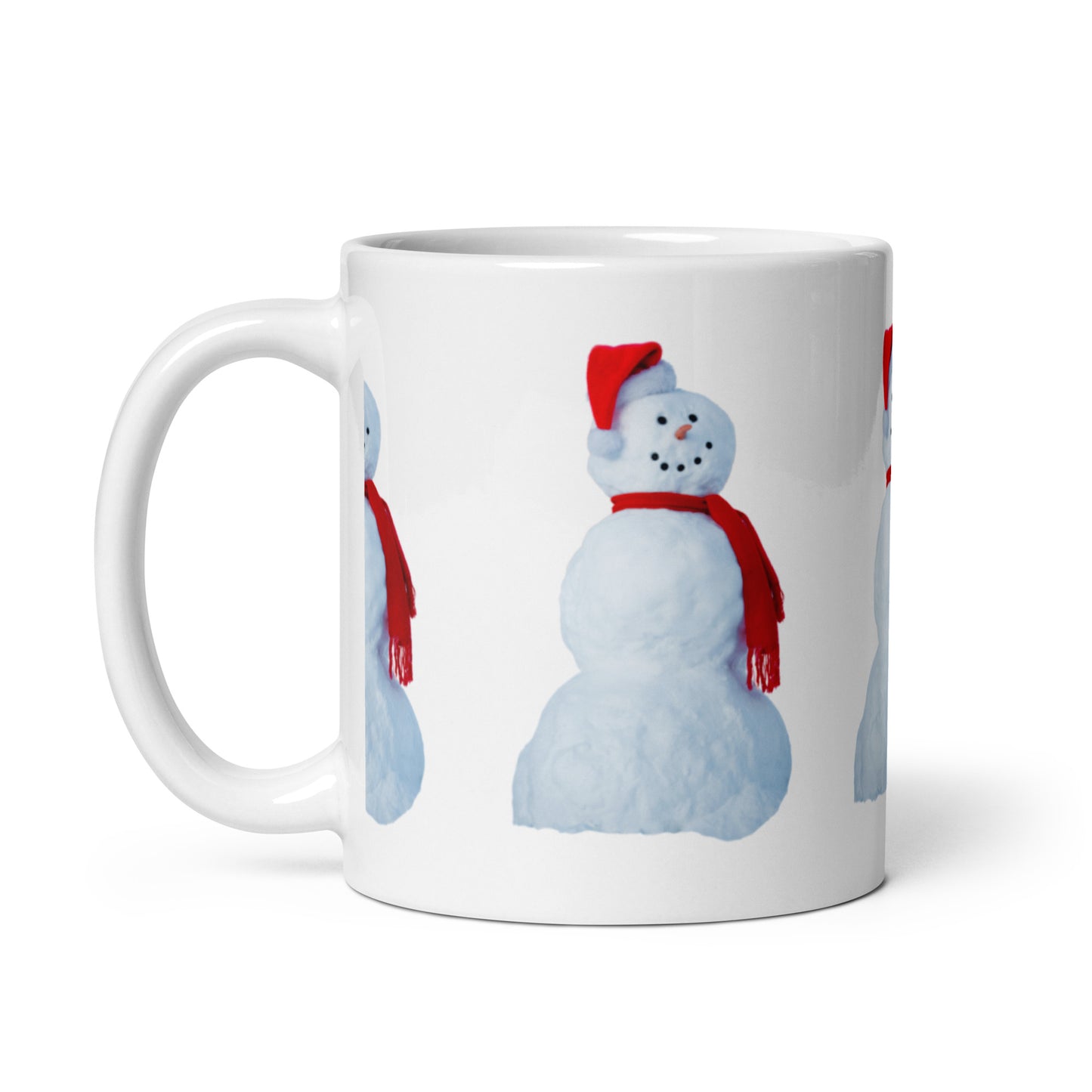 “SNOWMAN CHRISTMAS!”White Glossy Mug