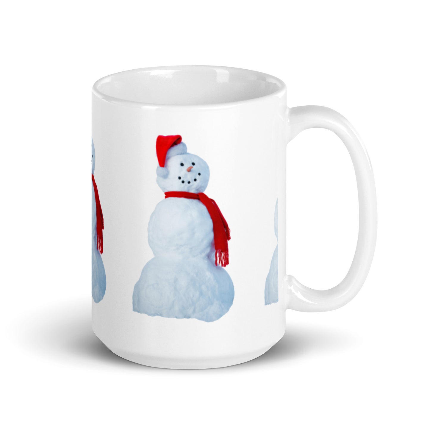 “SNOWMAN CHRISTMAS!”White Glossy Mug