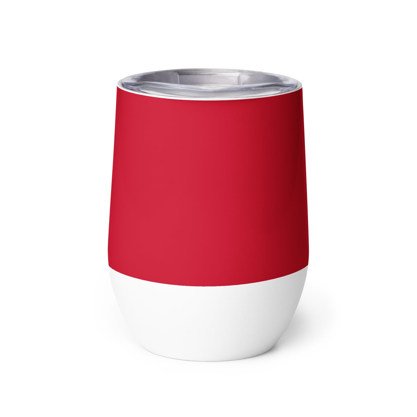 “STRONG”Red Wine Tumbler W/White Font