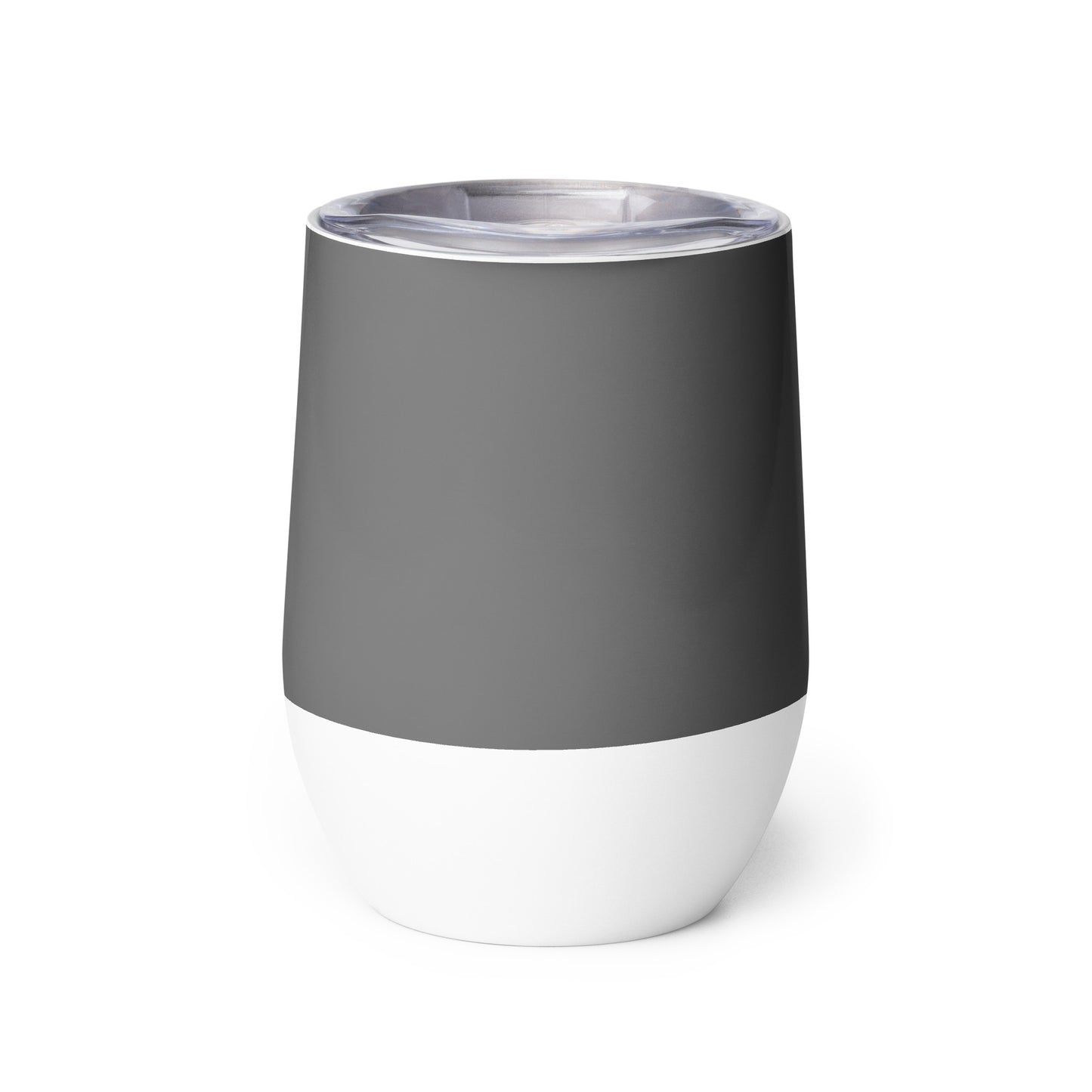 “STRONG”Grey Wine Tumbler W/White Font