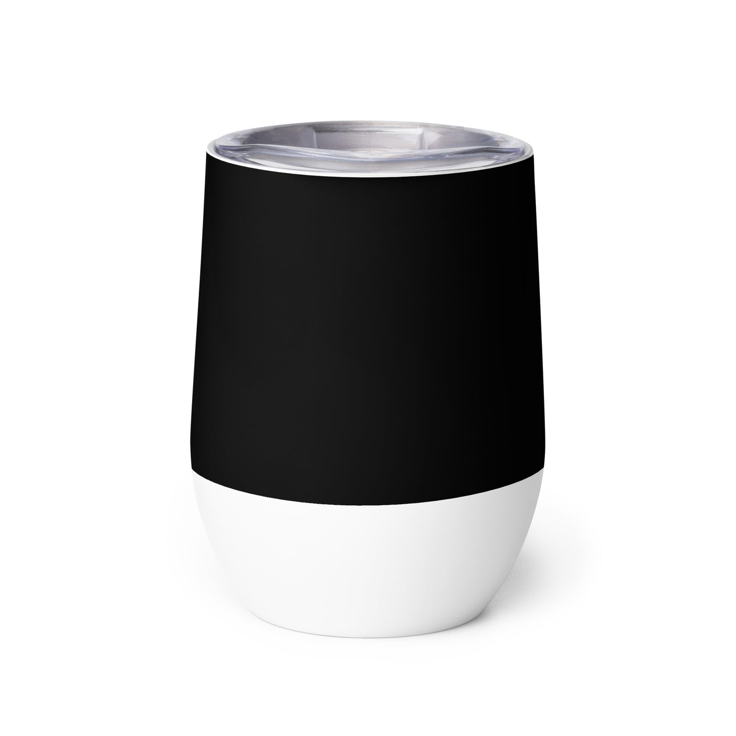 “STRONG”Black Wine Tumbler W/White Font