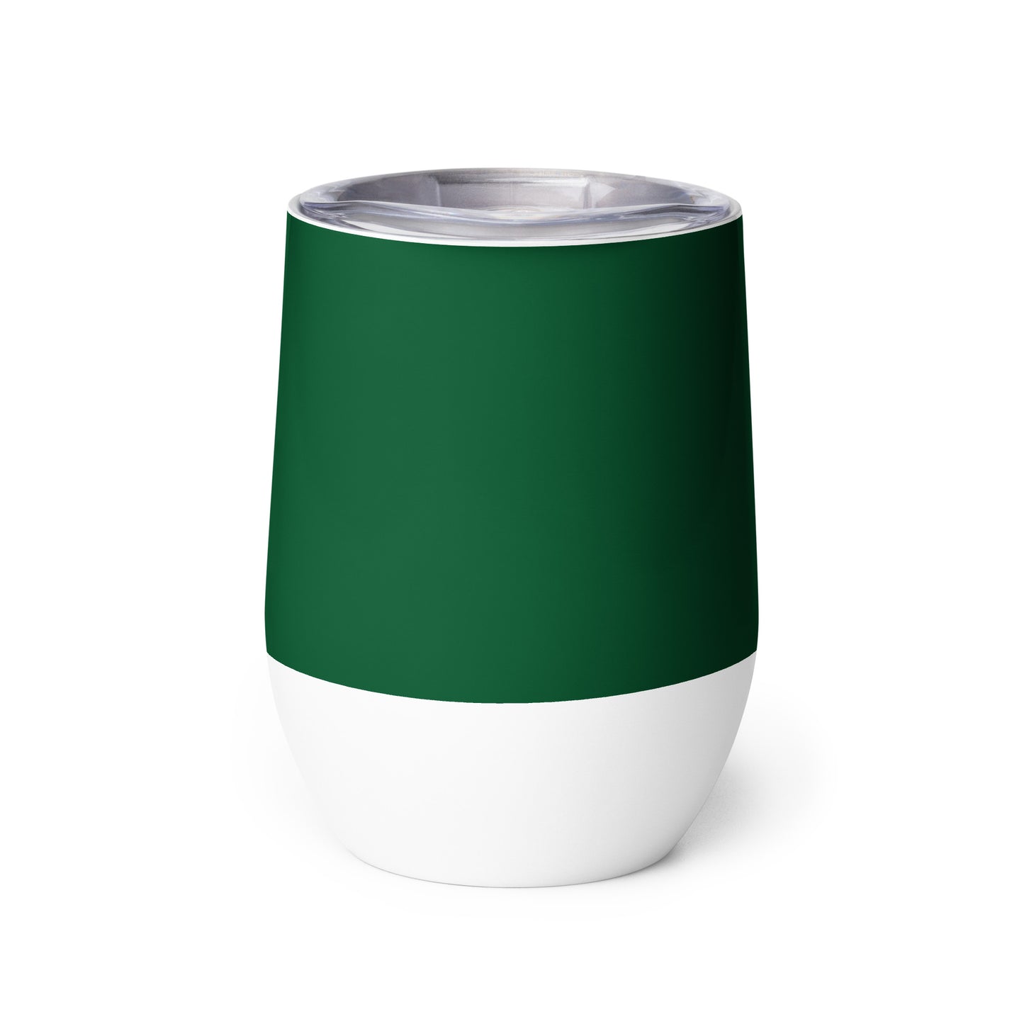 “STRONG”Green Wine Tumbler W/White Font