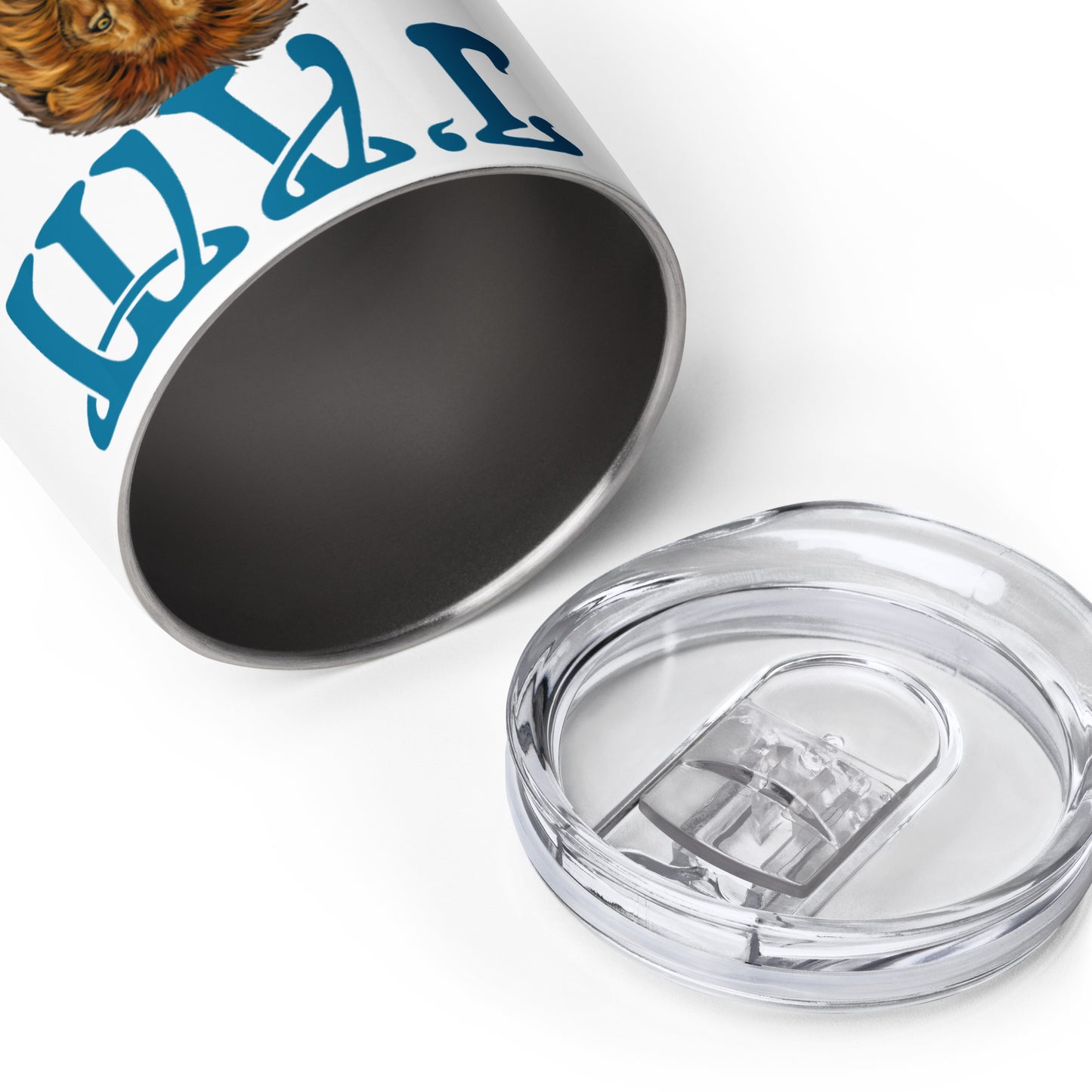“I’AM STRONG!”White Wine Tumbler W/Cerulean Font