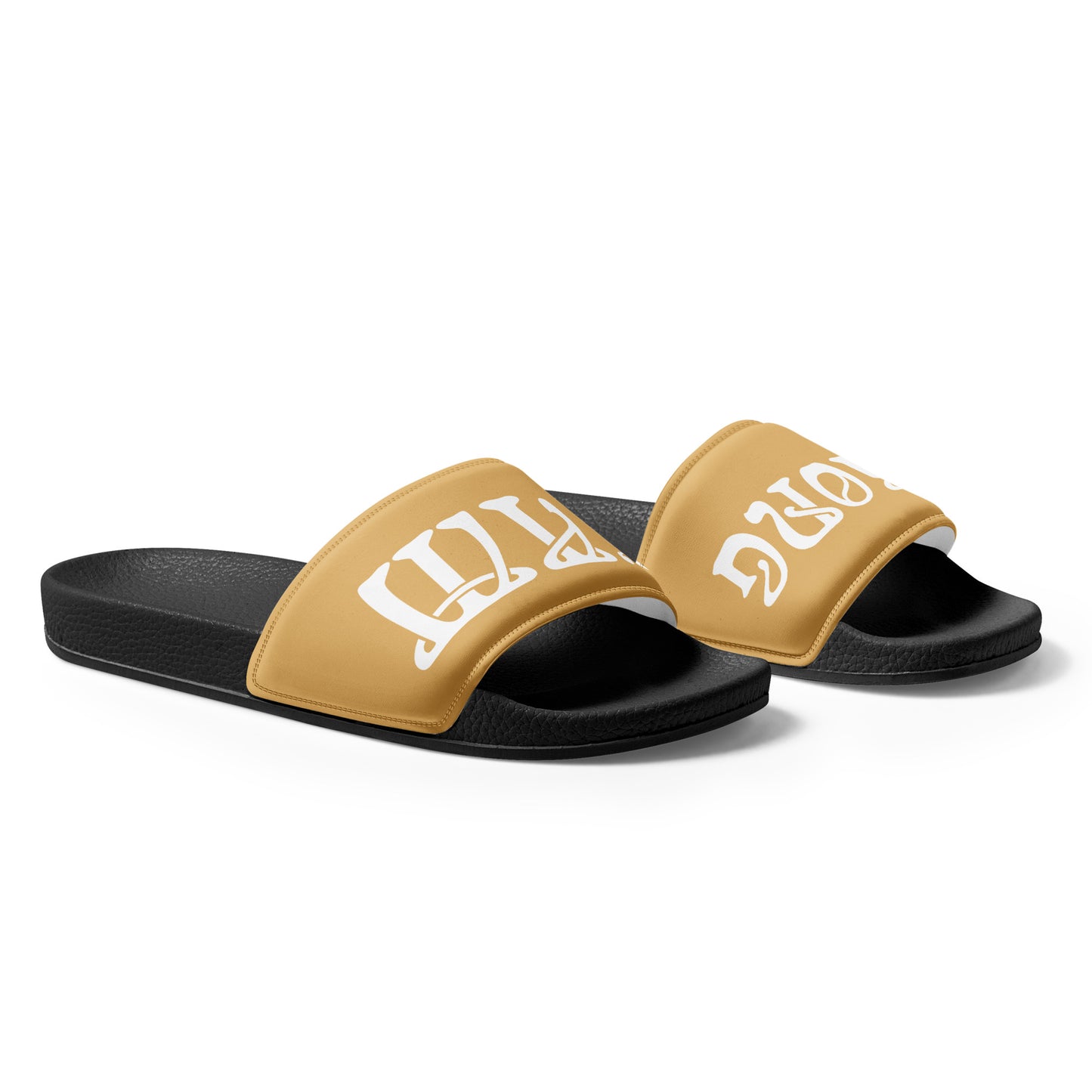 “I’AM STRONG!” Fawn Women's Slides W/White Font