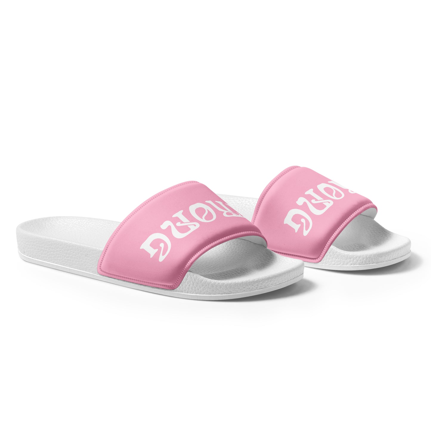 “STRONG”Cotton Candy Women's Slides W/White Font