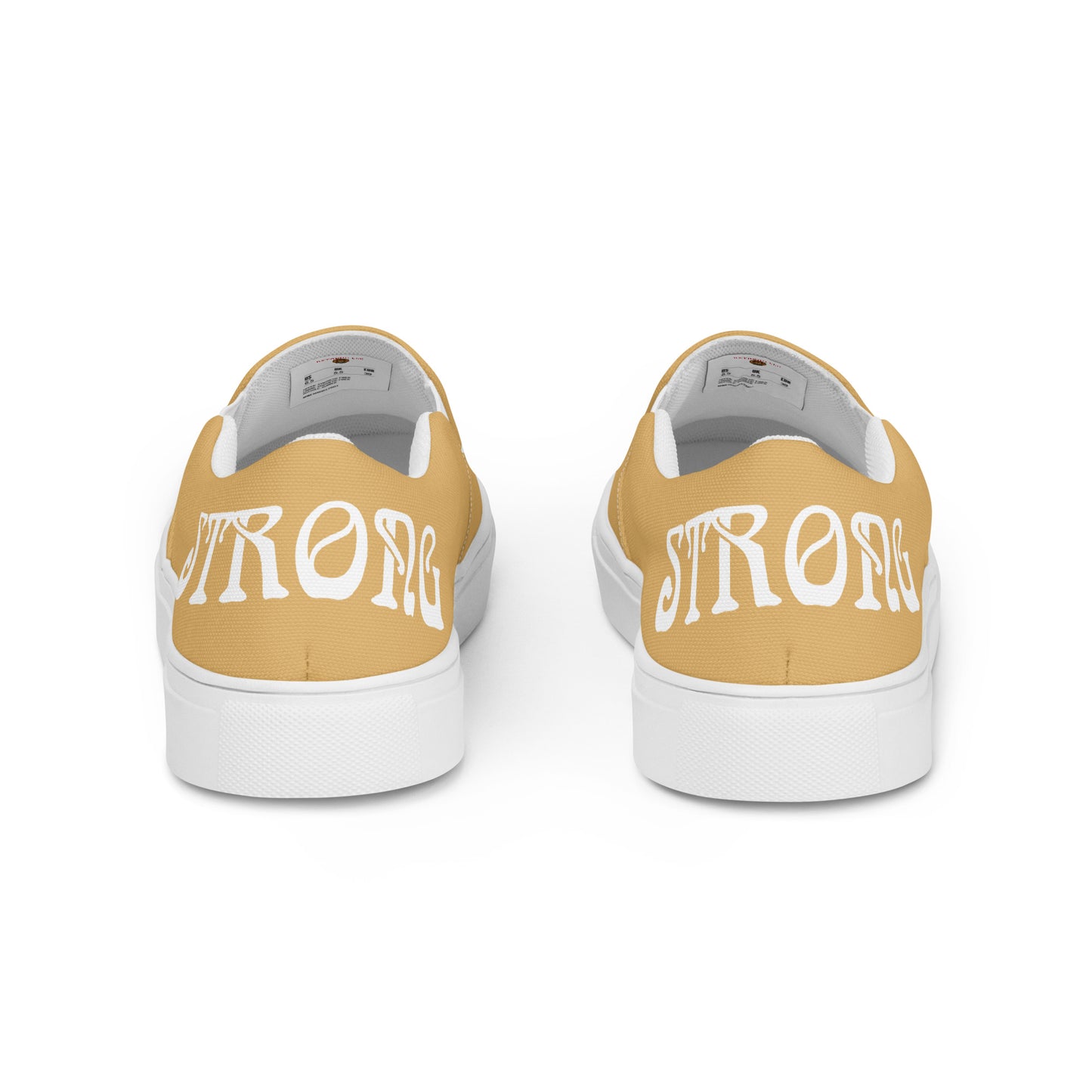 “STRONG” Fawn Women’s Slip-On Canvas Shoes W/White Font