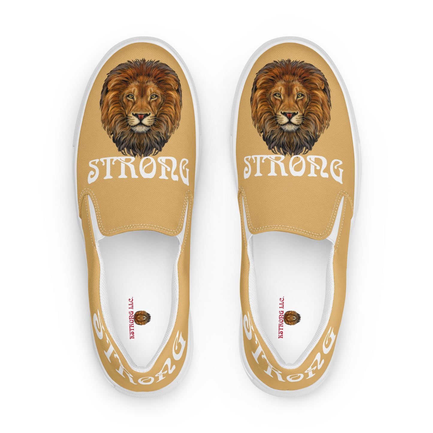 “STRONG” Fawn Women’s Slip-On Canvas Shoes W/White Font