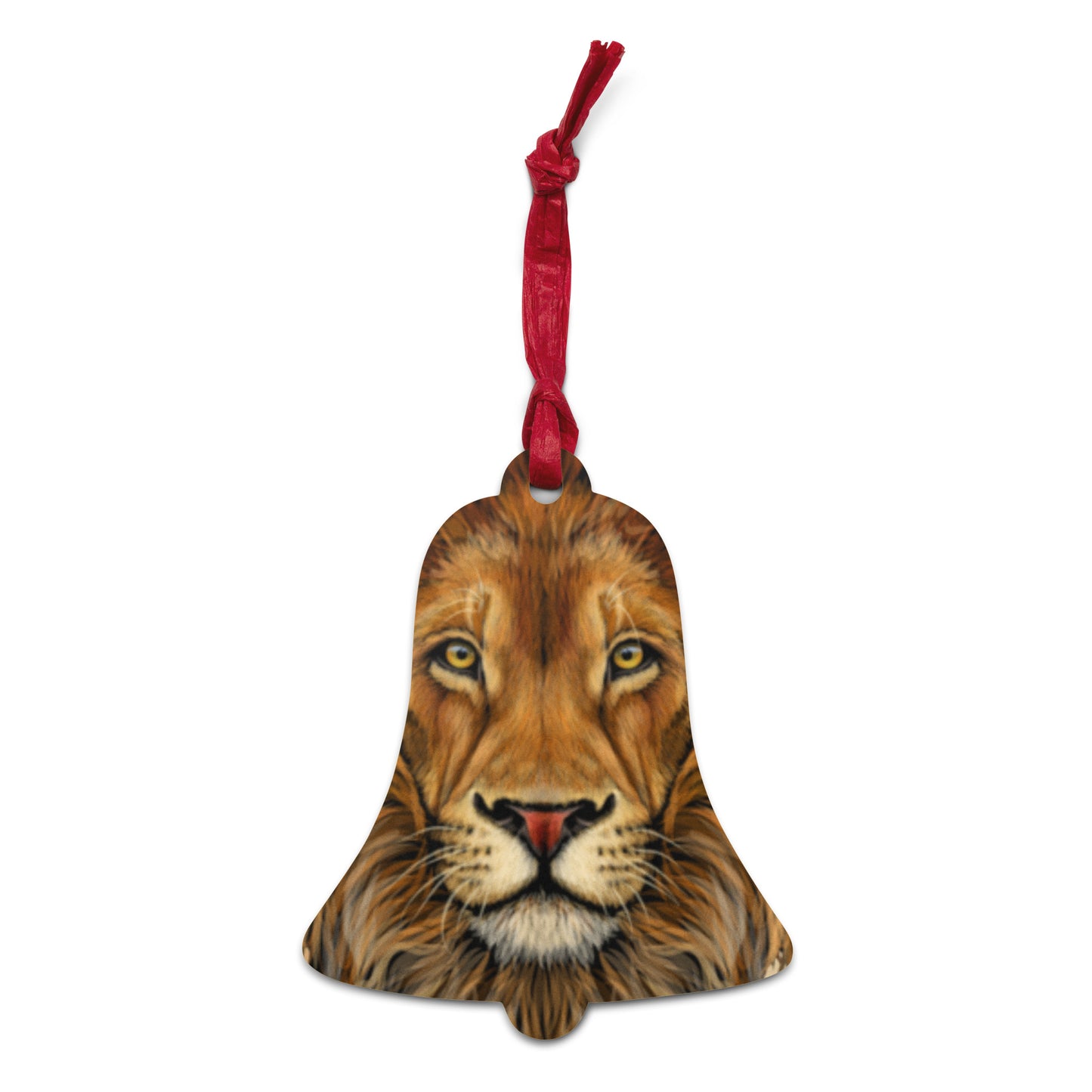 “STRONG”Wooden Ornaments W/Red Font