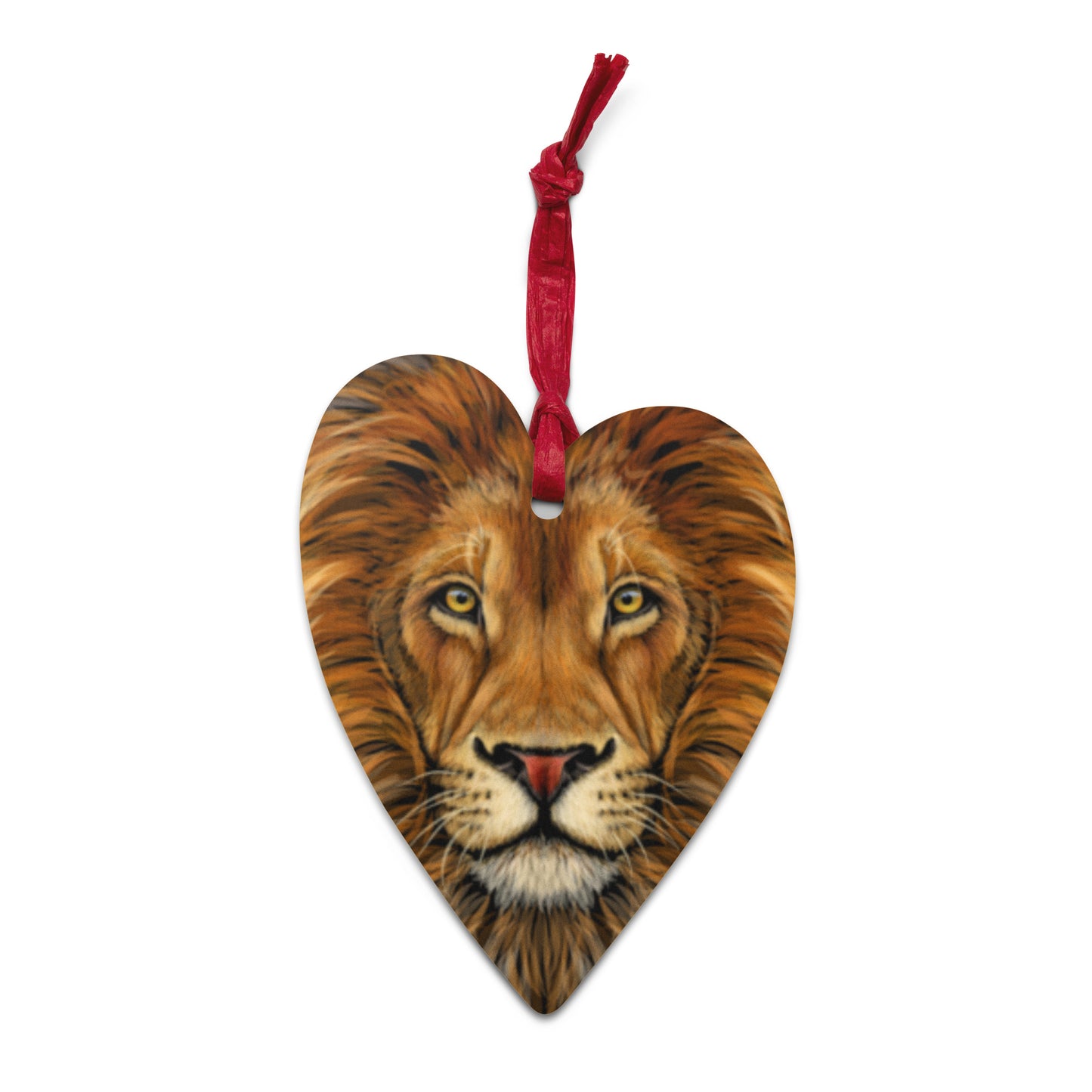 “STRONG”Wooden Ornaments W/White Font