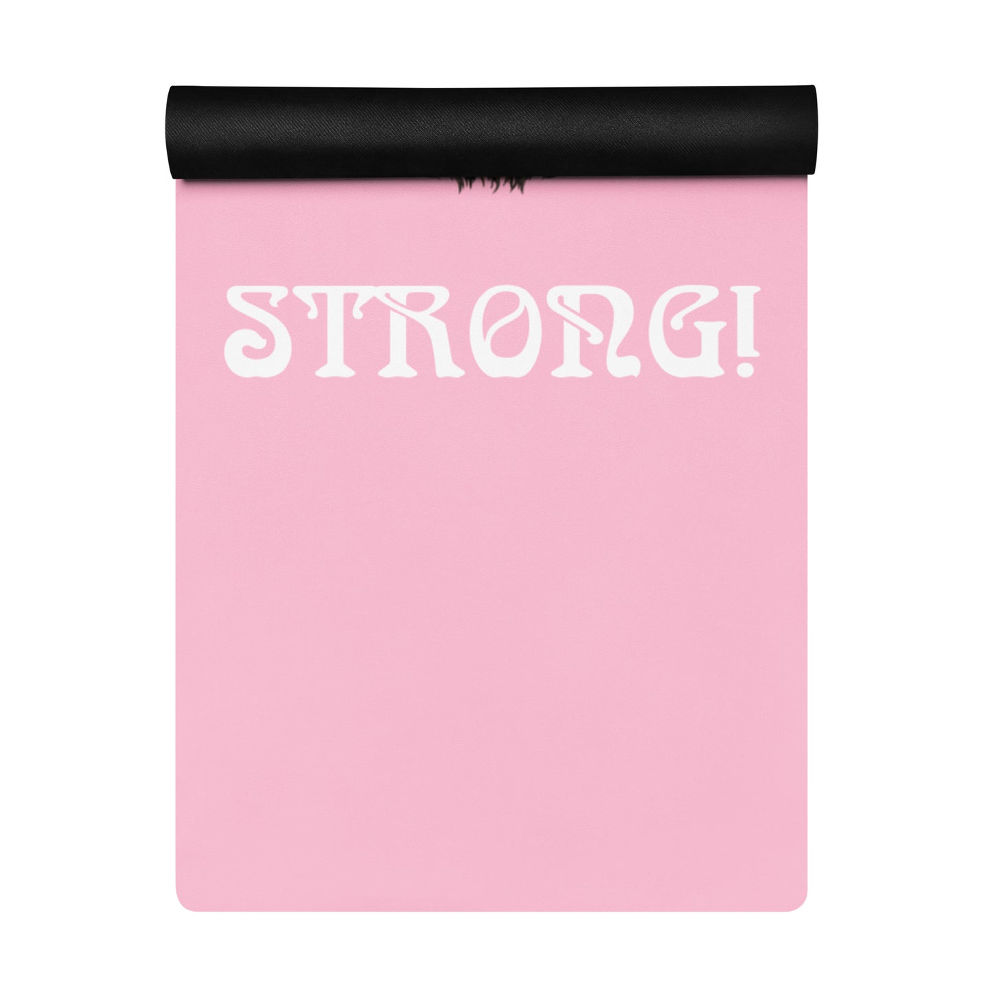 “I’AM STRONG!”Cotton Candy Yoga Mat W/White Font