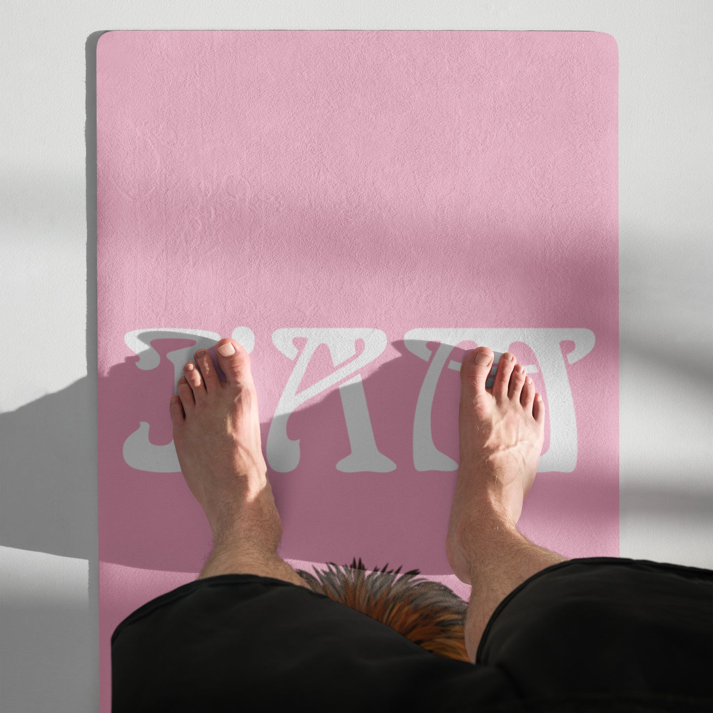 “I’AM STRONG!”Cotton Candy Yoga Mat W/White Font