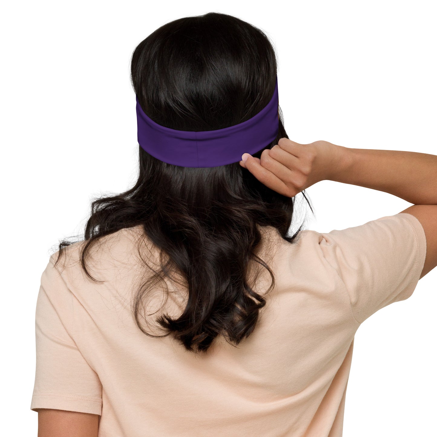 “STRONG” Purple Headband W/White Font