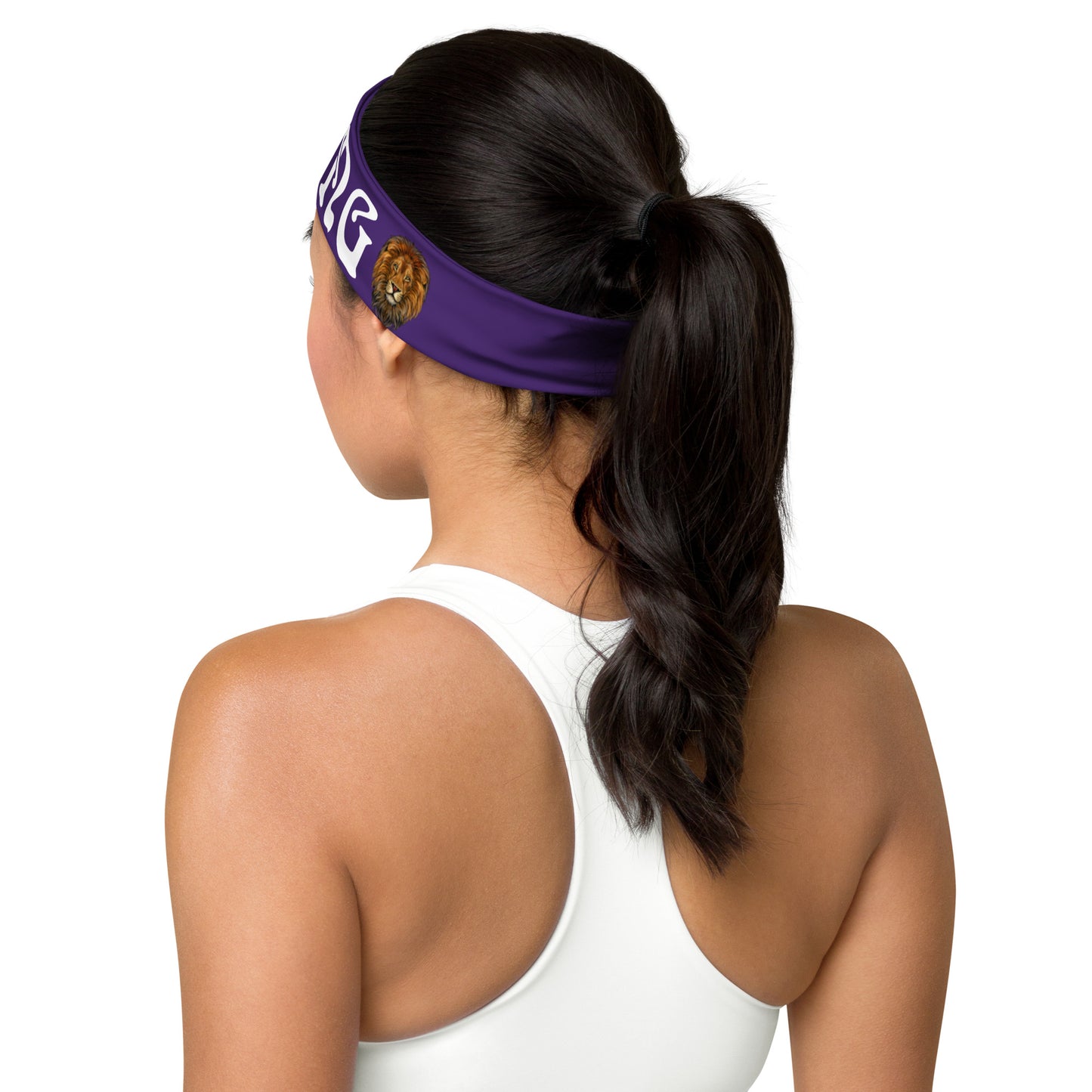 “STRONG” Purple Headband W/White Font