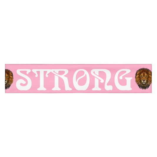 “STRONG” Cotton Candy Headband W/White Font
