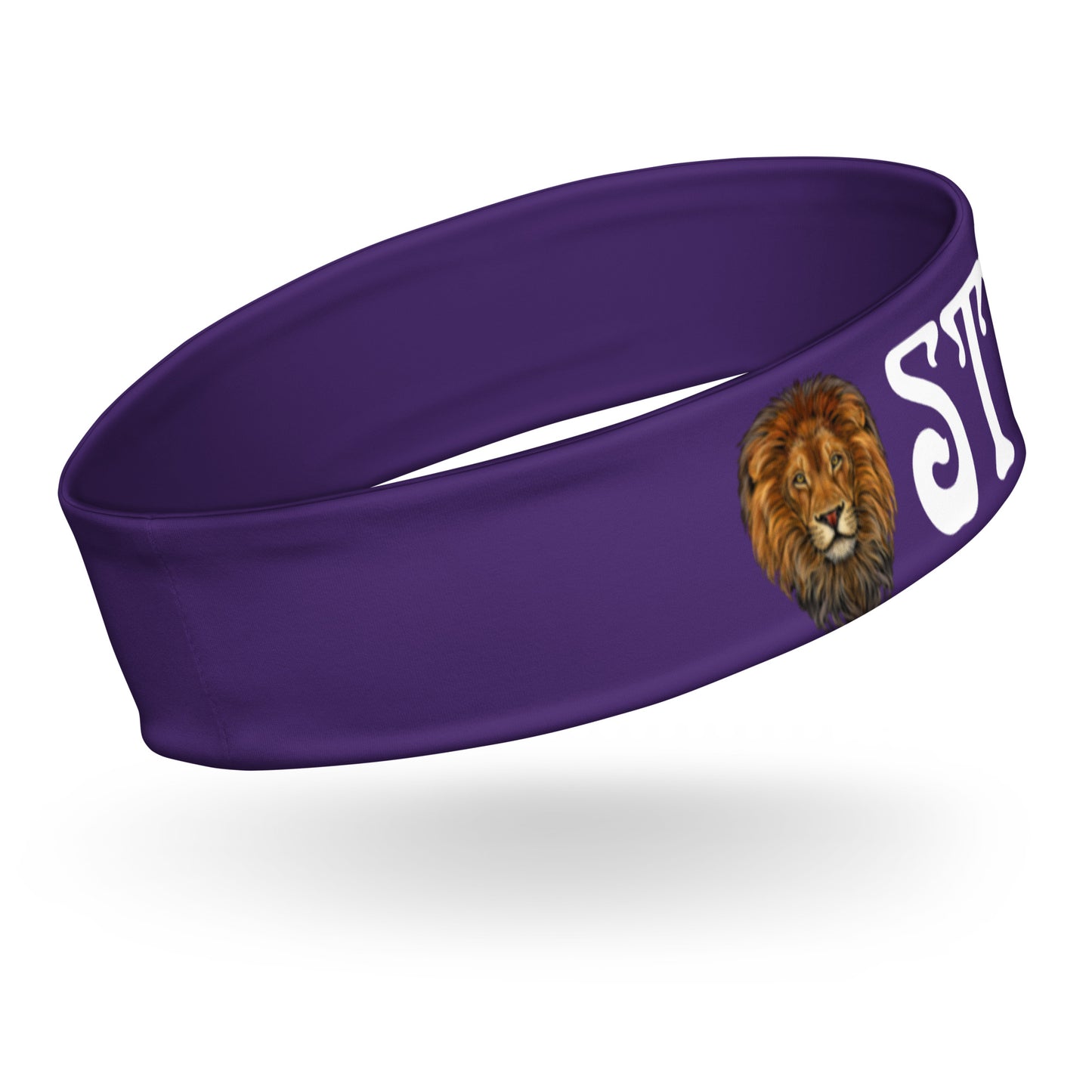 “STRONG” Purple Headband W/White Font