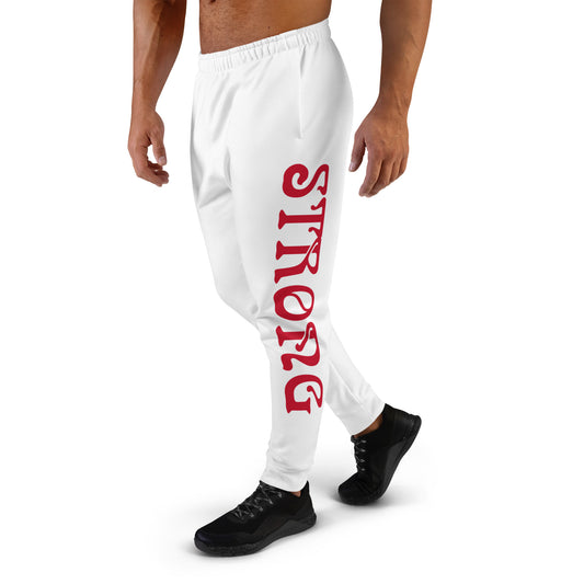 “STRONG”Men's Joggers W/Red Font