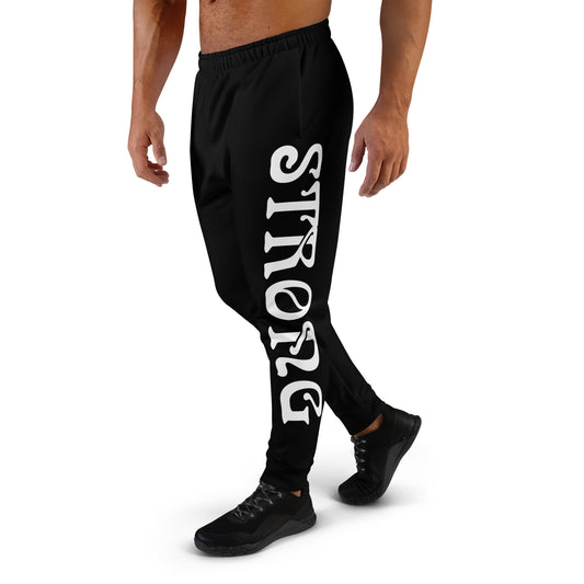 “STRONG”Men's Joggers W/White Font