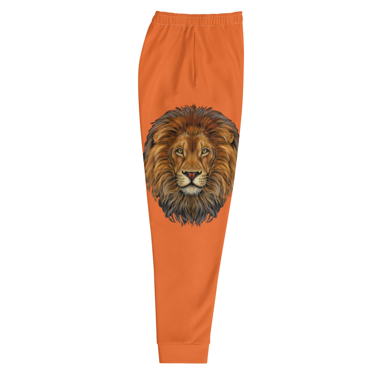 "STRONG"Orange Men's Joggers W/Red Font