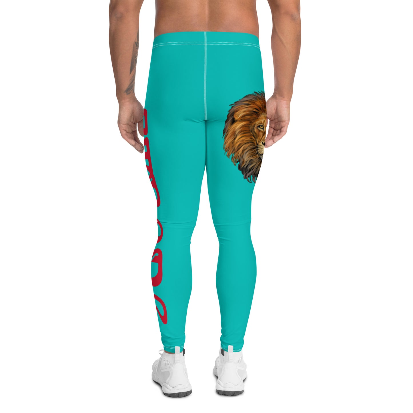 “STRONG”IRIS Men's Leggings W/Red Font