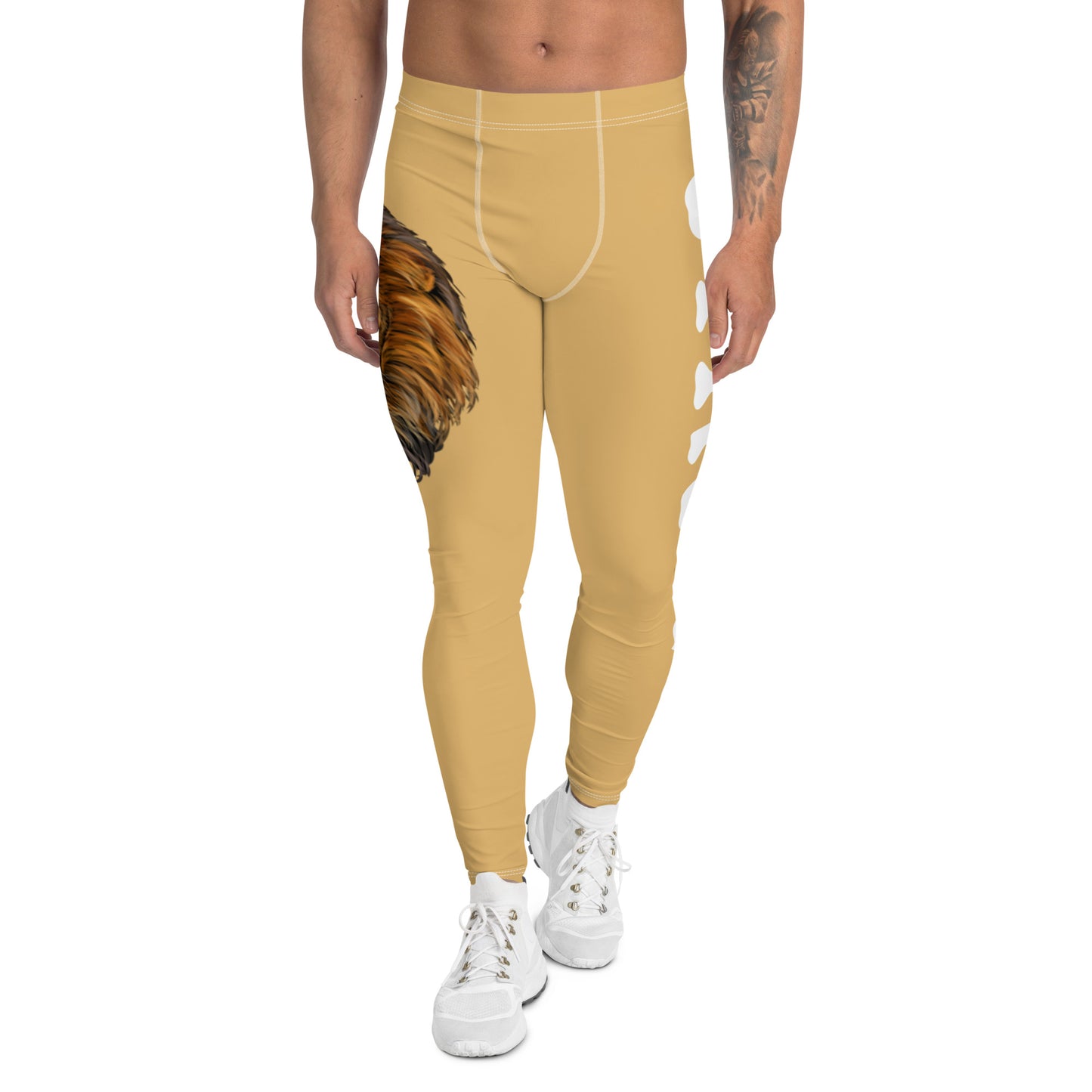 “STRONG”Fawn Men's Leggings W/White Font