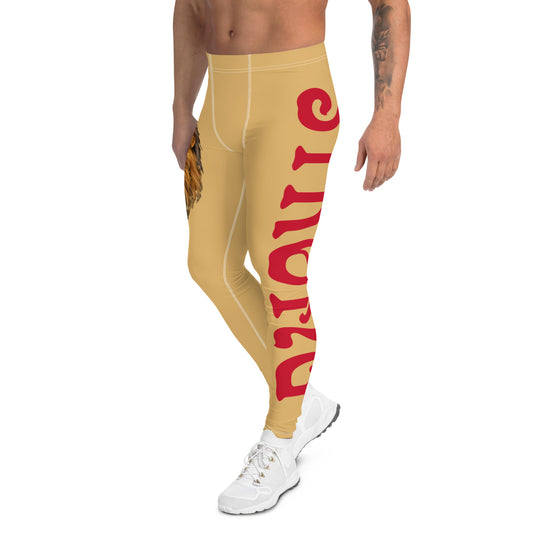 “STRONG”Fawn Men's Leggings W/Red Font