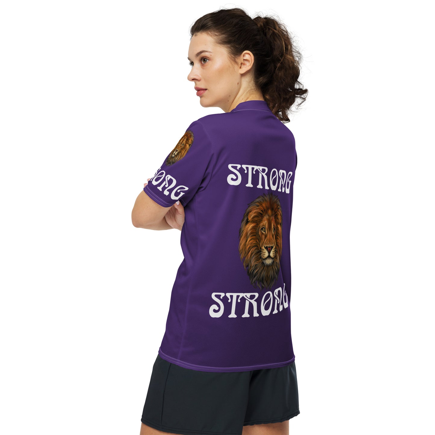 “STRONG”Unisex Sports Jersey W/White Font