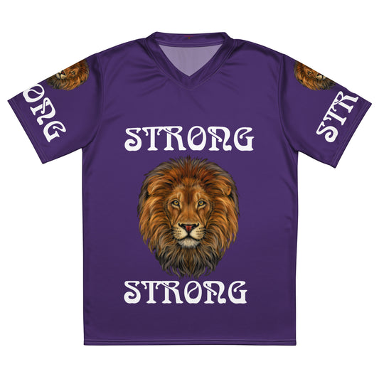 “STRONG”Unisex Sports Jersey W/White Font