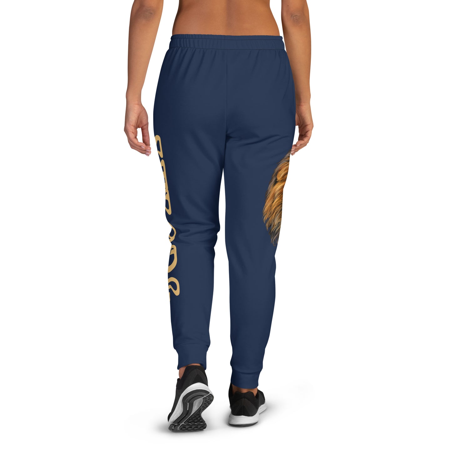 “STRONG”Navy Women's Joggers W/Fawn Font