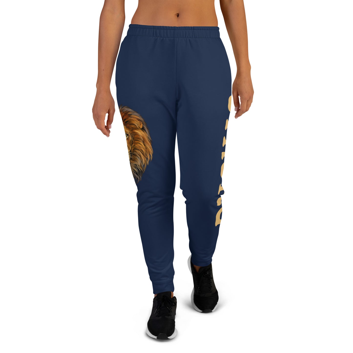 “STRONG”Navy Women's Joggers W/Fawn Font