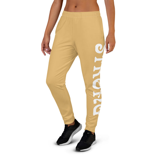 “STRONG”Fawn Women's Joggers W/White Font