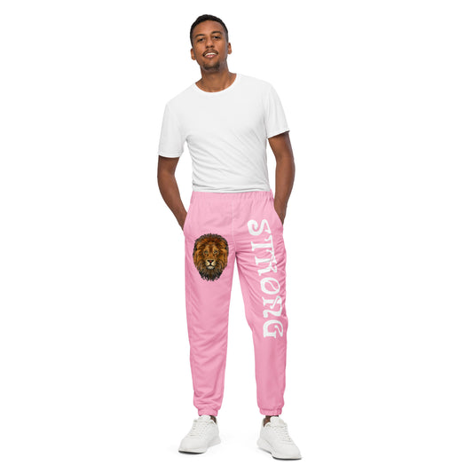 “STRONG”Cotton Candy Unisex Track Pants W/White Font