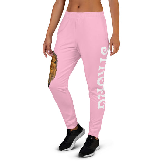 “STRONG”Cotton Candy Women's Joggers W/White Font