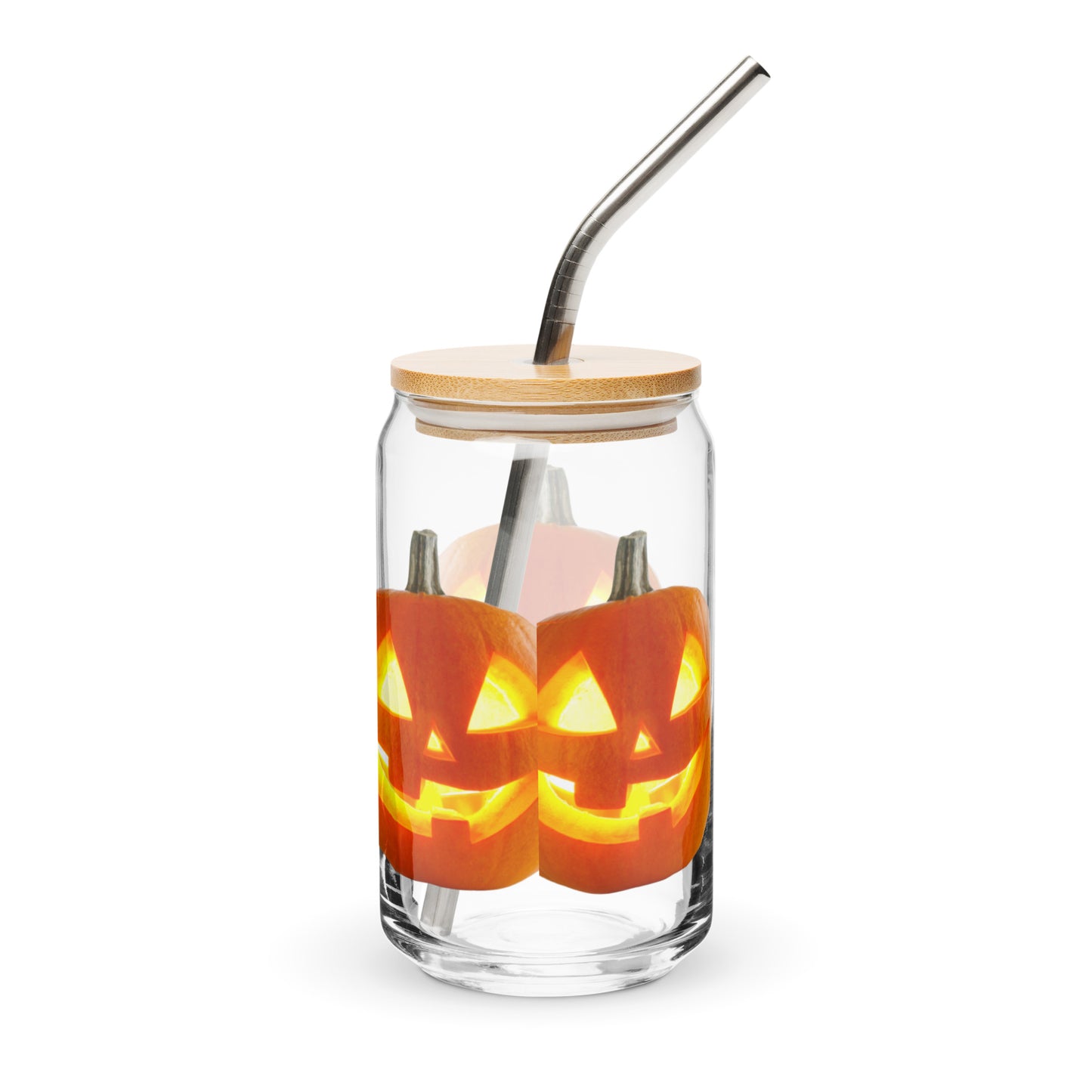 “HALLOWEEN PUMKIN!”Can-Shaped Glass