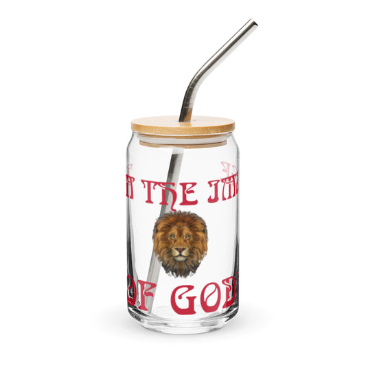 “I’AM THE IMAGE OF GOD!”Can-Shaped Glass W/Red Font