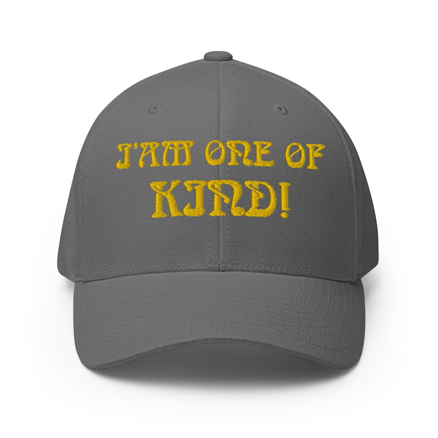 “I’AM ONE OF A KIND!”Structured Twill Cap W/Yellow Font