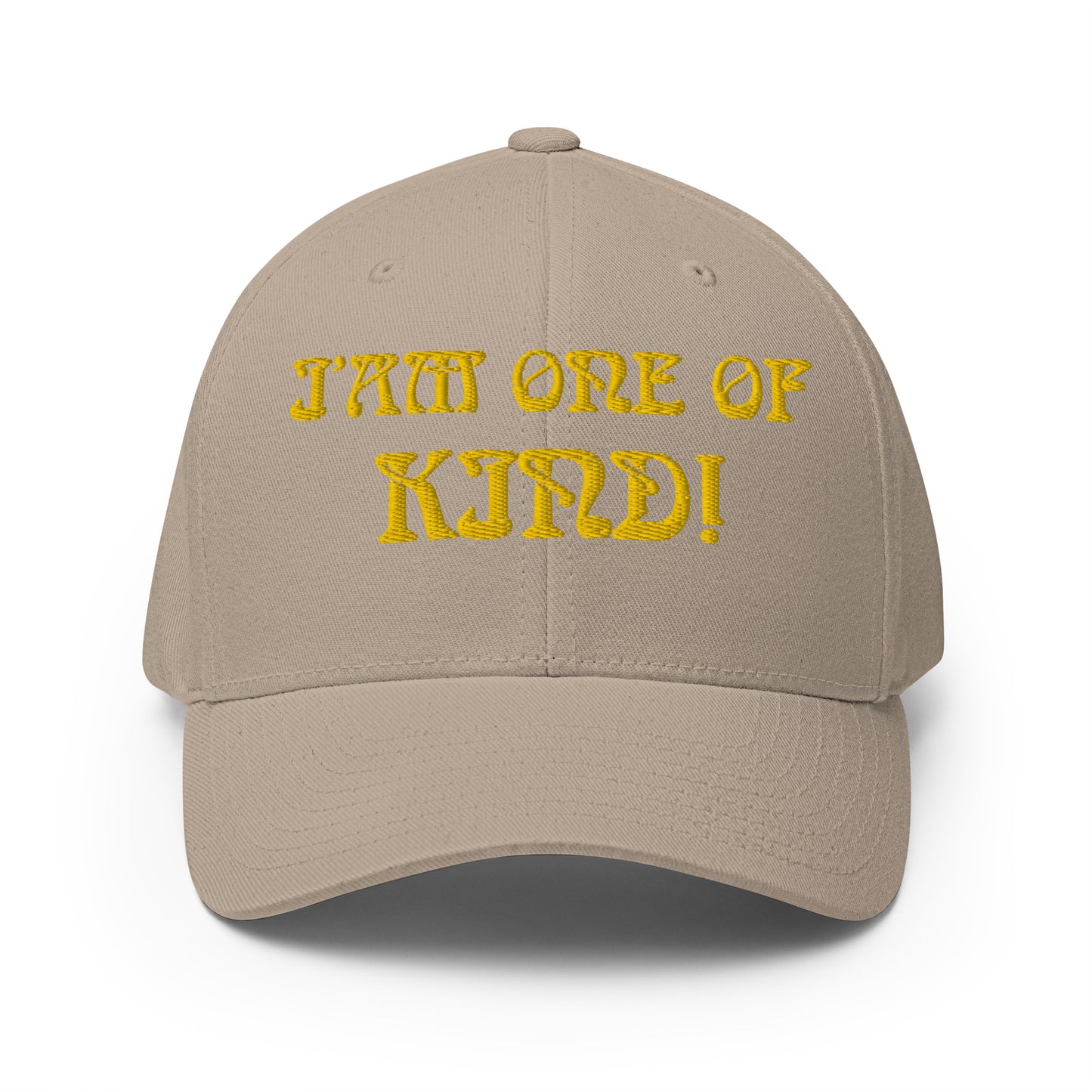 “I’AM ONE OF A KIND!”Structured Twill Cap W/Yellow Font