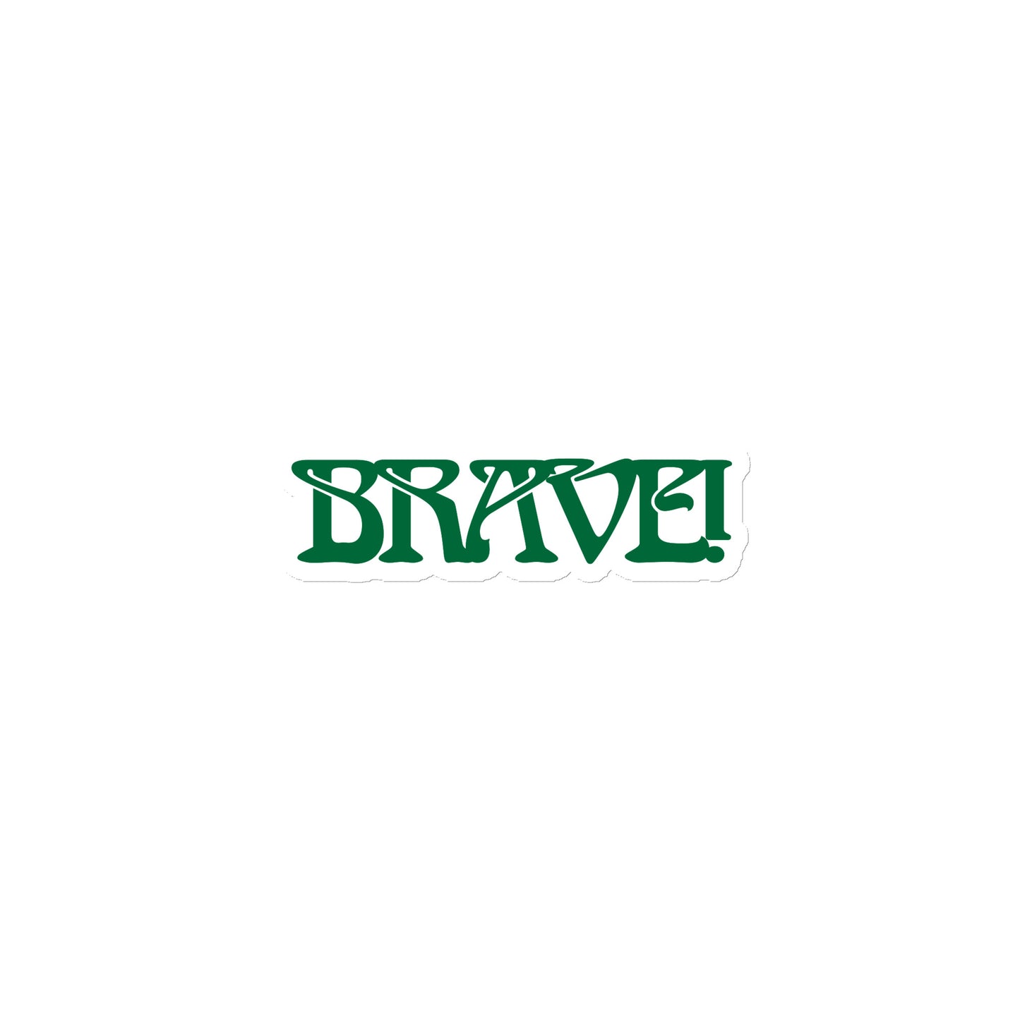 “BRAVE!”Green Magnet