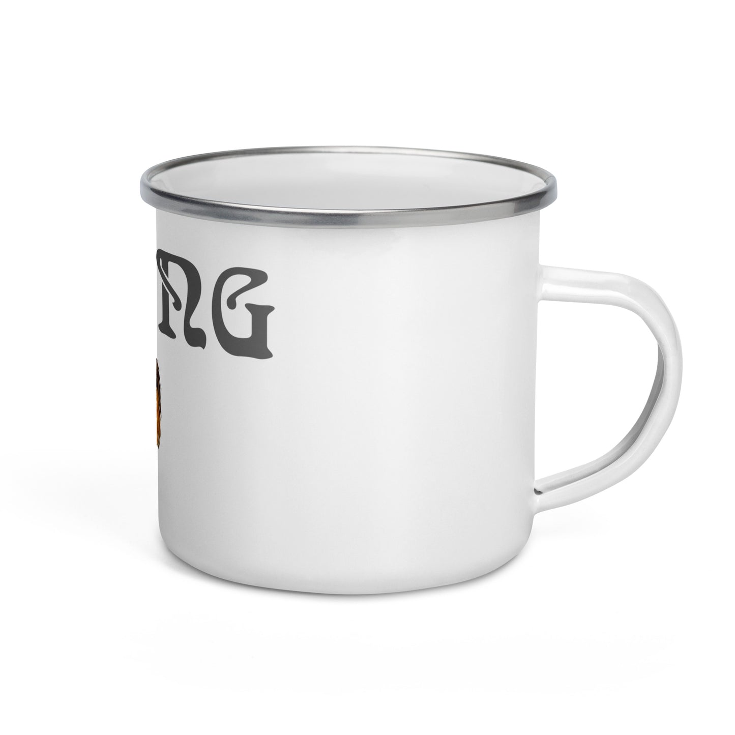 "STRONG"Enamel Mug W/Grey Font